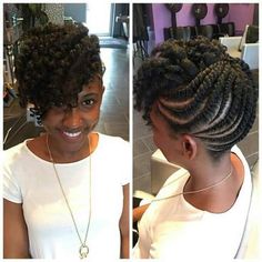 Braid Updo Natural Hairstyles Twist, Hairstyles Twist, Natural Updo, Twist Updo, Children Hair