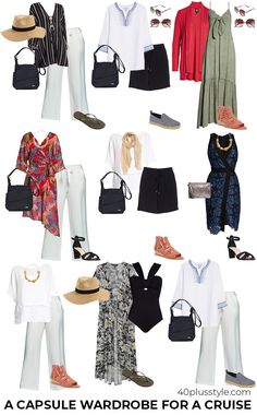 the capsule wardrobe for a cruise