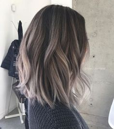 Hair Color Trends for 2018 - Southern Living Lob Balayage, Ash Brown Hair With Highlights, Purple Highlights Brown Hair, Highlights Brown Hair Short, Brown Hair With Blonde Balayage, Highlights Brown Hair Balayage, Ash Brown Hair Color