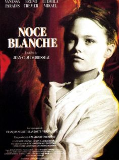 the movie poster for noce blancche, starring in french language and english subtitles