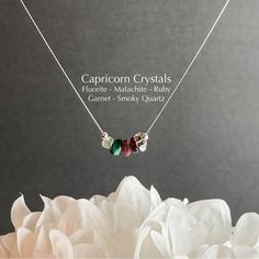 Capricorn Necklace Raw Crystals Zodiac Sign Astrology Choker - Etsy Capricorn Energy, Crystals Zodiac, Crystal Jewelry Design, Capricorn Necklace, Zodiac Sign Astrology, Balance Bracelet, Raw Crystals, Energy Bracelets, Chakra Bracelet