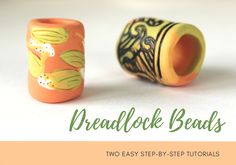 two easy step - by - step instructions to make bead locks for bracelets