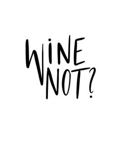 the word wine not written in black ink