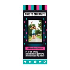 Celebrate in style with this custom banner! Featuring personalized text, social media icons, and an uploaded photo, this banner is perfect for a party that will create some buzz online. From birthday parties for influencers (or aspiring influencers) to graduation parties for streamers, this banner will help complete the look of party for someone who is #internetfamous. Vinyl. 24" x 54" Personalize with 5 lines of text and 1 uploaded photo. Graduation Parties, Social Media Party, Internet Famous, Custom Banner, 12th Birthday, Party Photo, Custom Banners, Pure Leaf Tea Bottle, Friendship Goals