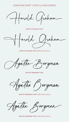 Download and use these lovely calligraphy fonts Cursive Handwriting Fonts, Tattoo Name Fonts, Tattoos Fonts, Tattoo Fonts Cursive, Fonts Creative, Graphisches Design, Design Blogs