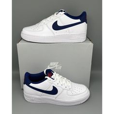 Thank You For Visiting Selling Monster1! Nike Air Force 1 Low Shoes (Gs) Youth Sz 6.5y / Women's Size 8 Style #Ct3839-101 Color: White / Blue Brand New In Box *Smoke Free Home *Photos Are Of The Actual Product. *Please Review Photos To Ensure You Know What You Are Purchasing. *Packaged With Care *Ships In 1 Business Day *Buy With Confidence. *Always Accepting Reasonable Offers! *We List New Items Weekly! *Don’t Miss Out, Follow Us Now! *Reach Out To Us If You Have Any Questions! *All Sales Final Size 8 Style, Air Shoes, Low Shoes, Nike Air Shoes, Hype Shoes, Nike Air Force 1 Low, Air Force 1 Low, Nike Sneakers, Nike Air Force 1