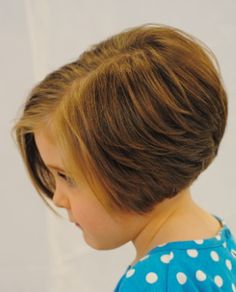 Little Girl Haircut @dj's Style Salon in Cincinnati Ohio Kylie Haircut, Samantha Haircut, Girls Haircuts, Wedge Haircut