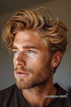 Short Sides Long Top Haircuts for Men: A Stylish Transformation - Puqqu Blonde Hair Texture, Boy Haircuts Short, Trendy Mens Haircuts