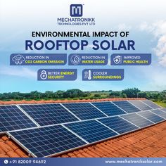 Unlocking the Green Potential: Rooftop Solar Edition.   1️⃣ CO2 Crusaders: Experience a significant drop in carbon emissions, paving the way for a greener planet.  2️⃣ Water Warriors: With reduced water usage, we're conserving this precious resource for generations to come.  Solar Inquiry Call: 📲 +91 82009 94692 📲 +91 81604 00549  Visit website: www.mechatroniksolar.com . . . #RooftopSolar #CleanEnergy #SolarImpact #ElectricitySavings #SwitchToSolarPanel #mechatronikksolar #Ahmedabad #Gujarat Energy Power, Renewable Sources Of Energy, Taxi Cab