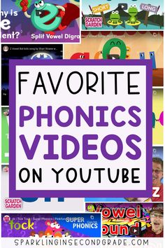 the words favorite phonics videos on youtube