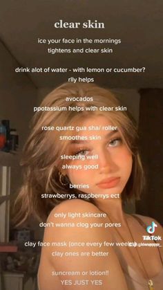 Face Slugging Tips, Icing Ur Face, Skin Drinks, Skincare Advice, Acne Free Skin, Basic Skin Care Routine, Clear Skin Tips, Perfect Skin Care Routine