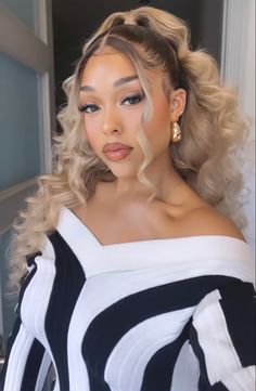 Long Hair Styles Prom, Hair Styles Prom, Hairstyles For Long Hair Prom, Long Hair Prom, Jordyn Woods, Prom Hairstyles For Long Hair, Hair Prom, Hot Hair Styles