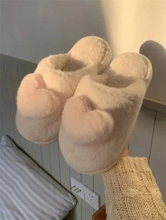 SPECIFICATIONS Shoes Type: Home Cotton Shoes Upper Material: Cotton Fabric Heel Height: Flat (≤1cm) Lining Material: Short Plush Heart Slippers, Pink Love Heart, Kawaii Store, Fluffy Shoes, Heart Plush, Comfy Slippers, Cute Slippers, Soft Slippers, Slippers Cozy