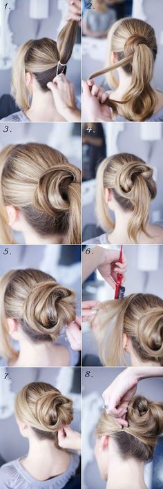 Sanggul Modern, Diy Updo, Updo Hairstyles Tutorials, Peinados Recogidos, Winter Hairstyles, Gorgeous Hair