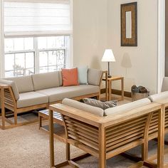 the living room is clean and ready to be used as a place for people to relax