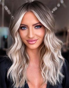 Dark Brown Hair Transition To Blonde, Fall Blonde Hair, Silver Blonde Hair, Money Piece, Silver Blonde