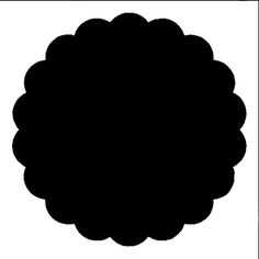 a black and white silhouette of a flower