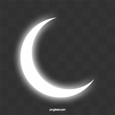 the moon in the dark night sky with no clouds, transparent background png clipart