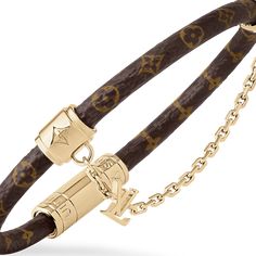 LOUIS VUITTON® - Chain It Bracelet - Brown Luxury Chain Bracelet, Keep It Twice Monogram Bracelet Louis Vuitton, Louis Vuitton Accessories Louis Vuitton Official, Lv Volt Bracelet, Louis Vuitton Chain, Pandora Bracelet Charms Ideas, Louis Vuitton Gifts, Luxury Bracelet, Pandora Bracelet Charms