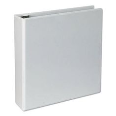 a white binder on a white background