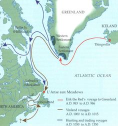 a map showing the routes of ships from england to ireland