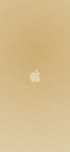 an apple logo is shown on the side of a beige background with white dots and lines