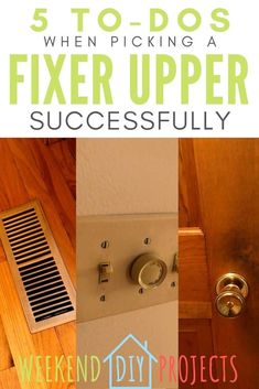 the steps to fixing a fix uper and how to use it for home improvement