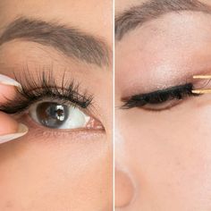 how to apply false eyelashes steps  #beautyhowto #beautyadvice #beautytips #falseeyelashes #falselashes #falsies #howto