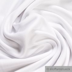 the white fabric is very soft and smooth