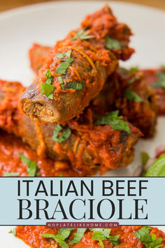 This authentic Italian braciole recipe is a family heirloom recipe straight from southern Italy. It’s seasoned tender steak slowly cooked in a homemade tomato sauce that will take you back in time. It’s low carb and gluten-free.