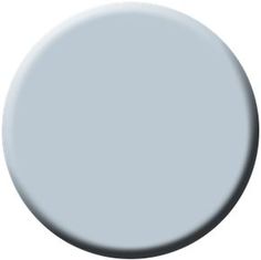 a white round painted with grey paint on the outside, and light blue in the inside