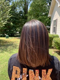 Good Colors To Dye Black Hair, Highlights Brown Hair For Black Women, Highlights Black Hair Natural, Curly Hairstyles With Straight Hair, Natural Highlights Black Women, Dark Brown Highlights Black Women, Hair Highlights On Black Women, Light Brown Hair Silk Press, Dark Brown Silk Press Natural Hair