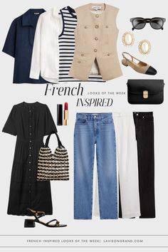 French Fridays Edition No. 2 | LaVieOnGrand French Wardrobe Basics, French Inspired Fashion, French Capsule Wardrobe, How To Have Style, Parisian Outfits, French Wardrobe, Friday Outfit