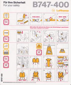 an instruction manual for the safety vests and harnesses used by fire fighters in europe