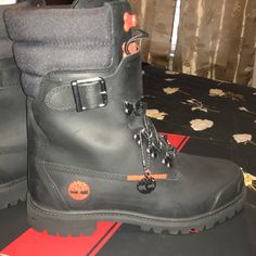 Brand New With Box. Never Worn. Size 10. Very Rare Black Timberlands, Timberlands Shoes, Timberland Mens, Size 10, Men's Shoes, Shoe Boots, Man Shop, Brand New, Boots