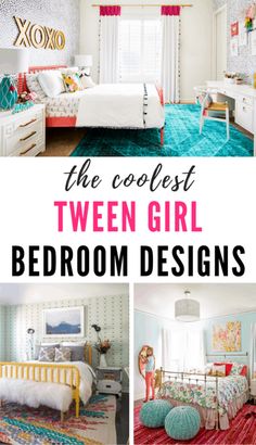 Preteen Bedroom, Girls Bedroom Makeover, Bedroom Decorating Ideas, Office Office, Girl Bedroom Designs, Girl Bedroom Decor, Bedroom Decorating