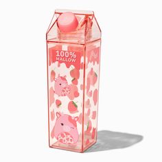 Featuring your favorite characters, this water bottle has a yummy milk graphic across its front to bring smiles to your day. This water bottle is equipped with a matching straw for water or your favorite chilled beverage.Water Bottle by Squishmallows™Height: 9 in. / 22.86 cm.Material: Plastic - Claire's Squishmallows™ Strawberry Milk Carton Water Bottle Strawberry Milk Carton, Kitchen Cups, Simple Outfits For School, Kids School Supplies, Strawberry Milk