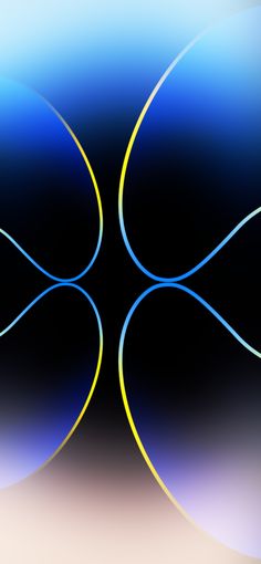 an abstract blue and yellow background with circles