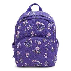 12 Cute Backpacks Perfect For Anywhere You Need To Go - Brit + Co Denim Essentials, Purple Backpack, Luggage Backpack, Luggage Straps, Women Men Shoes, Large Backpack, Laptop Pocket, Wild Roses