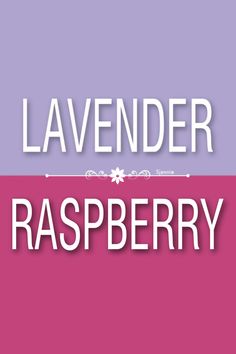 the cover of lavender by raspberry