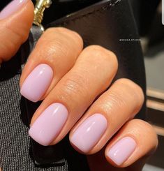 Short Pink Nails, Pink Gel Nails, Basic Nails, Soft Nails