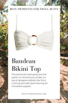 Wondering what the best bikini tops for small busts are? This guide will provide recommendations that will have you feeling your best! Small Bust