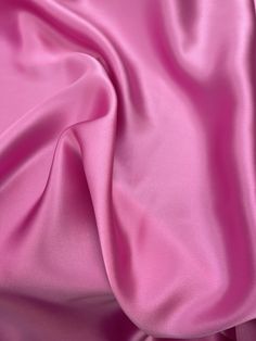 "Beautiful Charmeuse Silk Satin Fabric cut to 46\" inches" Angeles, Los Angeles, Deep Pink Color, Satin Aesthetic, Pink Satin Fabric, 2 Color Combinations, Cotton Candy Colors, Silk Satin Fabric, Silk Charmeuse