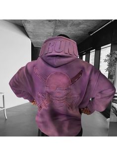 Men Youth Sweatshirt, Oversize "One Piece" Print Hoodie Purse Outfit, Sleeve Placket, Oversize Sleeves, Youtube Logo, Casual Home, Pullover Designs, Print Hoodie, Season Autumn, Terry Cloth