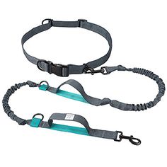 two lanyards, one in grey and the other in teal