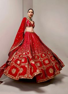 Deewani Bridal Lehenga Set Prevasu - Fabilicious Fashion