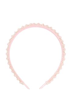 The L. Erickson Charlotte Headband is playful, soft pink headband. Spark you Spring outfit with this sweet hair accessory. Ideal for most hair types and comfortable for all day wear and easy hair style.Product Features:- Imported by L. Erickson- Great for most hair types- Comfortable, easy hair style solution- Made of polyester & beads- Dimensions: 1/2" wide Audrey Makeup, Pink Head Band, Bead Hair Accessories, Pink Head, Pink Headband, Beaded Hair, Pink Headbands, Beaded Headband, Head Bands