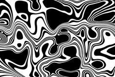 an abstract black and white background with wavy lines