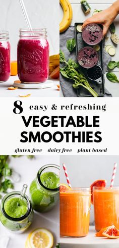 8 easy and refreshing vegetable smoothies to start your day off on the road or work from home