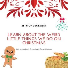 a flyer for a christmas party with an image of a ginger and carrots on it